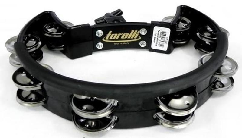 Imagem de Pandeirola Com Clamp Torelli Tp323Bk