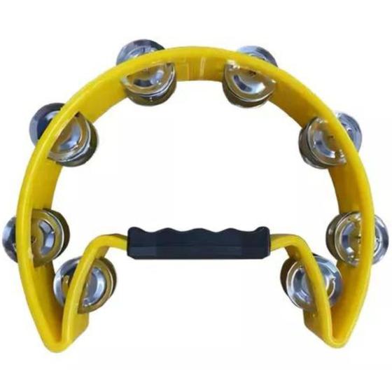 Imagem de Pandeirola meia lua mxt  amarelo