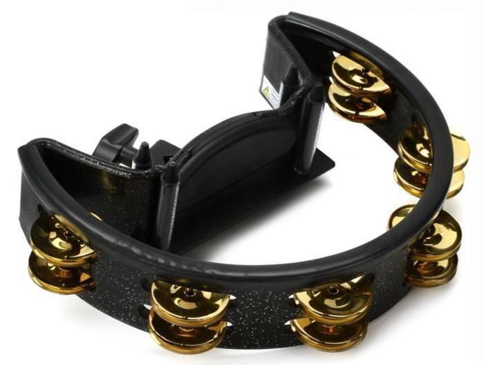 Imagem de Pandeirola Pearl PTM-10GH Gold Plated para fixar na Bateria em holders e clamps