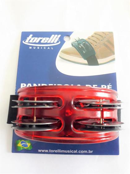Imagem de Pandeirola Vermelha De Pé Tp303