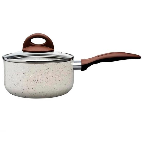 Imagem de Panela Antiaderente 18Cm Brinox Ceramic Life Granada 1,55L