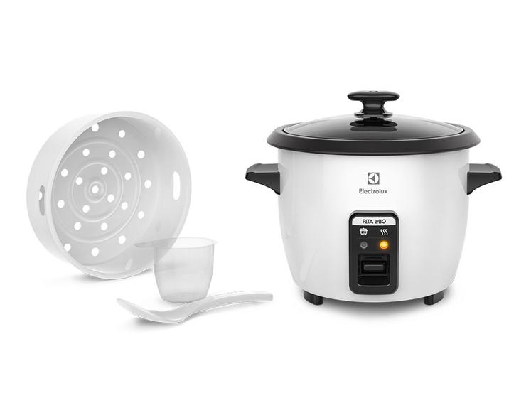 Imagem de Panela Arroz Elétrica A Vapor Electrolux RCB50 Branco 110V