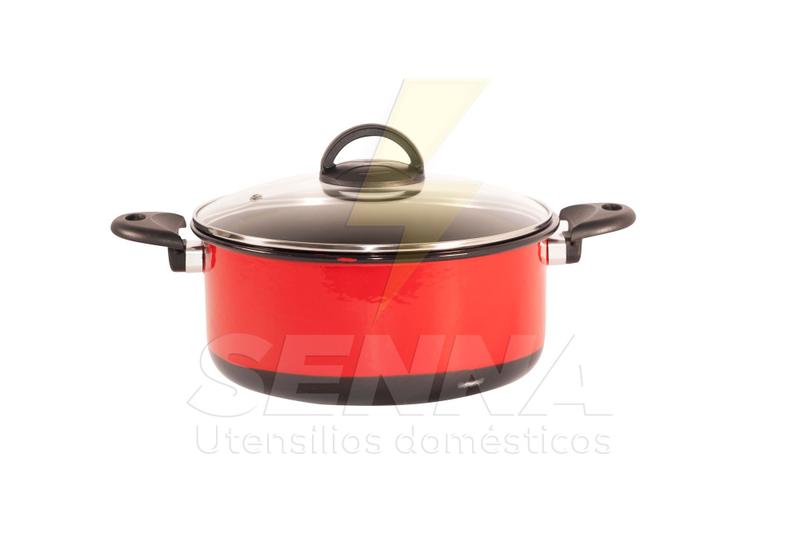 Imagem de Panela Caçarola 1 Pç Cerâmica Fogão Indução Lenha Cooktop