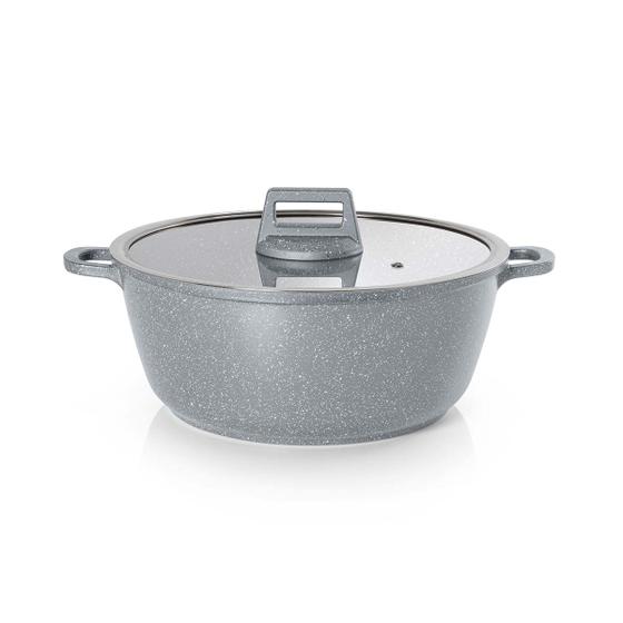 Panela Caçarola Antiaderen 20cm Graniflon Cinza Moda do Chef Imagem de Panela Caçarola Antiaderen 20cm Graniflon Cinza Moda do Chef
