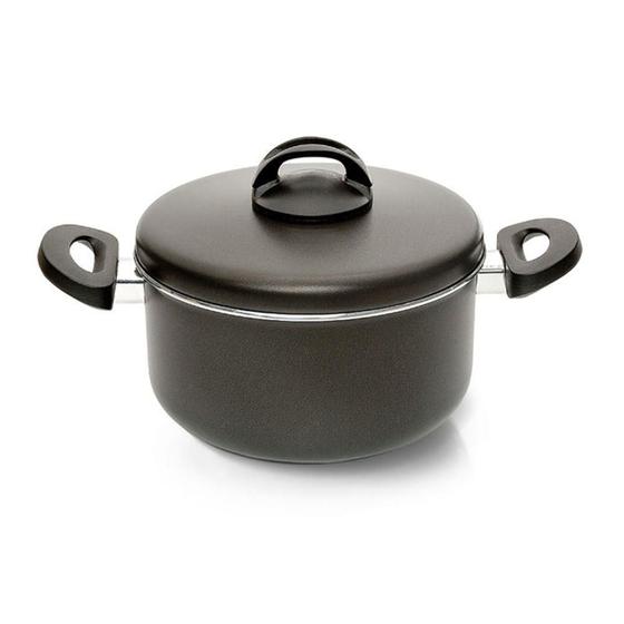 Imagem de Panela Caçarola Nigro Eterna Antiaderente 18 cm 2,4 Litros Grossa e Resistente 3 mm de espessura