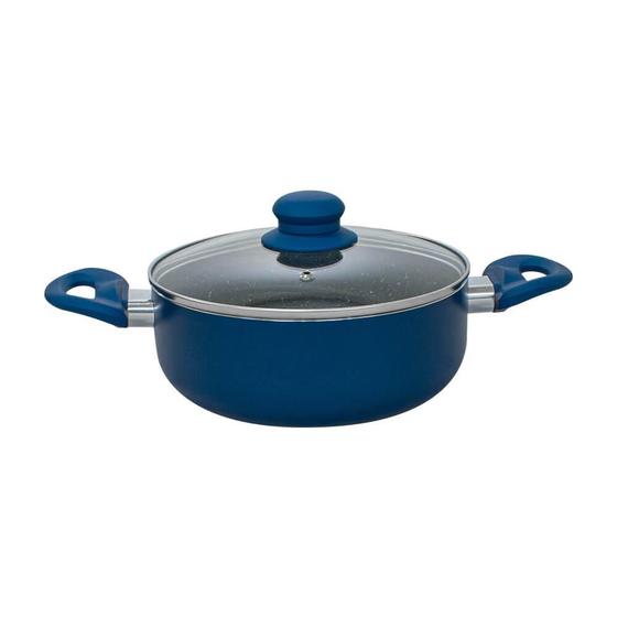Panela Caçarola Revestimento Antiaderente Cerâmica 20cm Genebra Blue - Casambiente Menor preço em Panela Caçarola Revestimento Antiaderente Cerâmica 20cm Genebra Blue - Casambiente