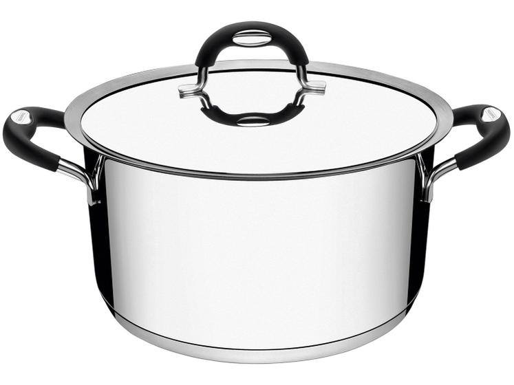 Imagem de Panela Caçarola Tramontina Aço Inox 6L 24cm 