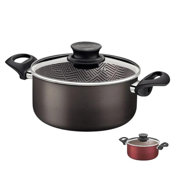 Panela Caçarola Tramontina Avulsa Paris Antiaderente 24cm 4,9 Litros ...