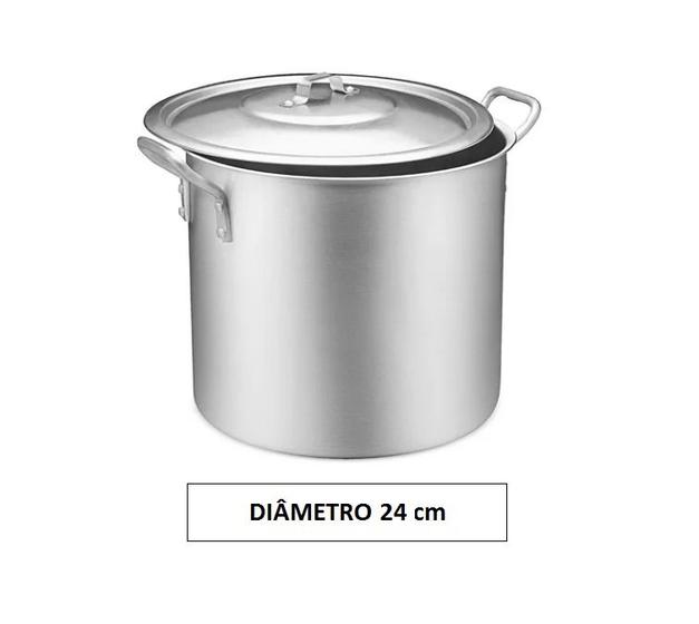 Imagem de Panela CALDEIRÃO  24 Aluminio Vigor 10,3 Litros