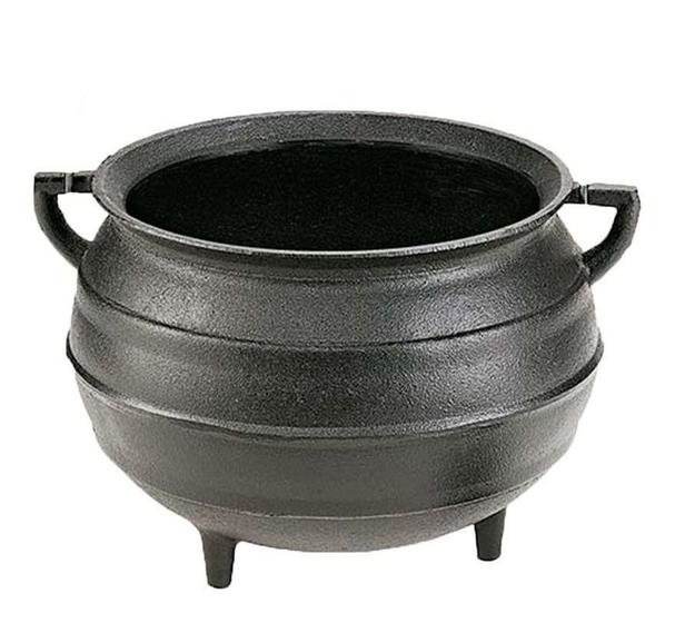 Panela Caldeirão Tradição Ferro Fundido Tripé De Ferro S/Tampa Panela Mineira 60 Litros Menor preço em Panela Caldeirão Tradição Ferro Fundido Tripé De Ferro S/Tampa Panela Mineira 60 Litros