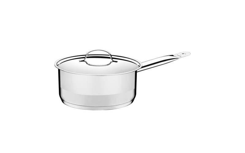 Imagem de Panela cocotte professional em aco inox com fundo triplo e tampa plana 14 cm 1.1 l tramontina