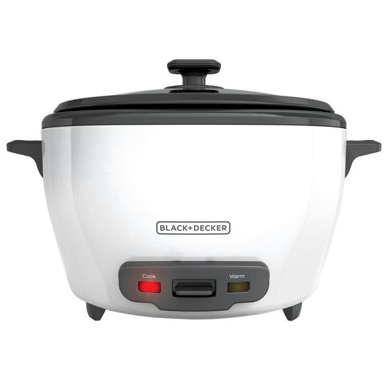 Imagem de Panela de arroz BLACK+DECKER RC506 com capacidade de 1,4 L, 300 W, 6 xícaras