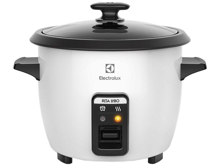Panela de Arroz Elétrica Electrolux Easyline RCB50 450W 7 Xícaras Branco Menor preço em Panela de Arroz Elétrica Electrolux Easyline RCB50 450W 7 Xícaras Branco