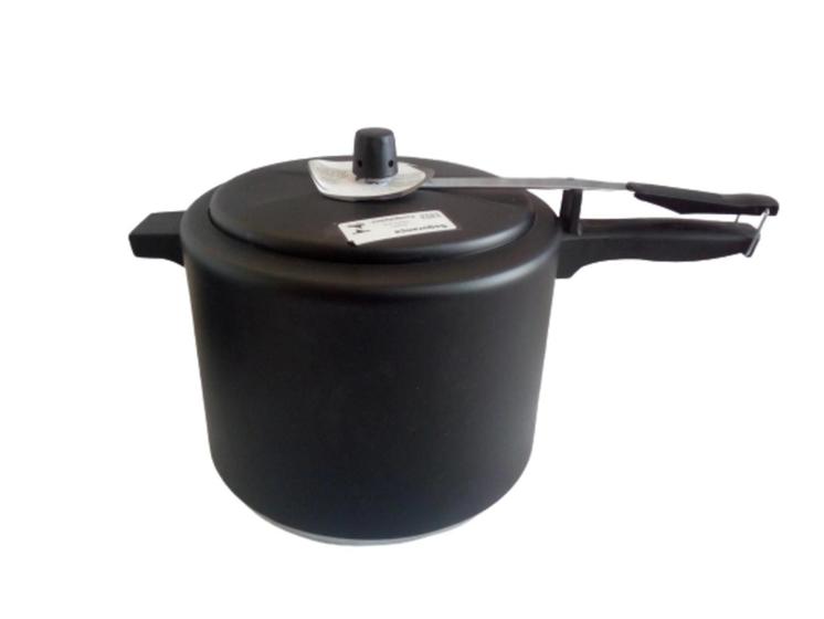 Panela De Pressão 10 Litros Preto Fosco Alusol Menor preço em Panela De Pressão 10 Litros Preto Fosco Alusol