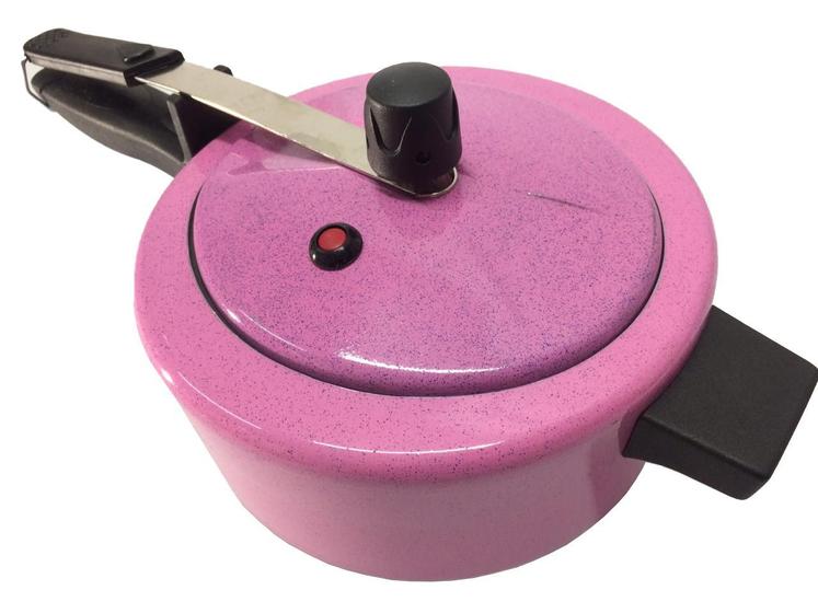 Panela de pressão 3,0 lts alusol rosa Menor preço em Panela de pressão 3,0 lts alusol rosa