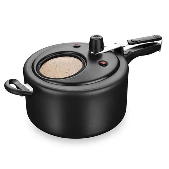 Imagem de Panela De Pressão 6,0 Litros com Visor Superior Preta 8498 MTA