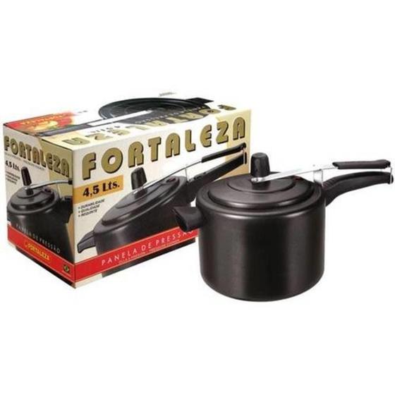 Imagem de Panela de Pressão Antiaderente Alumínio 4.5 L Fortaleza