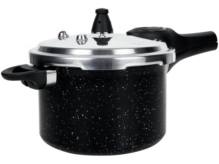 Panela de Pressão Brinox 4,2L Preta - Ceramic Life Pressure - Panela de Pressão - Magazine Cbeneficio
