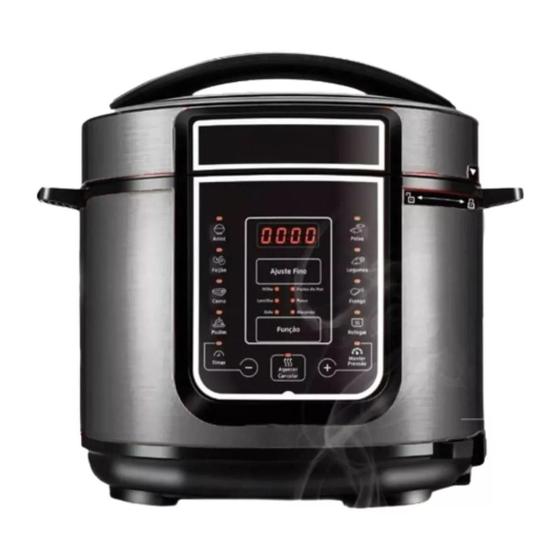 Panela De Pressão Elétrica 5 Litros AçoInox Timer Digital Menor preço em Panela De Pressão Elétrica 5 Litros AçoInox Timer Digital