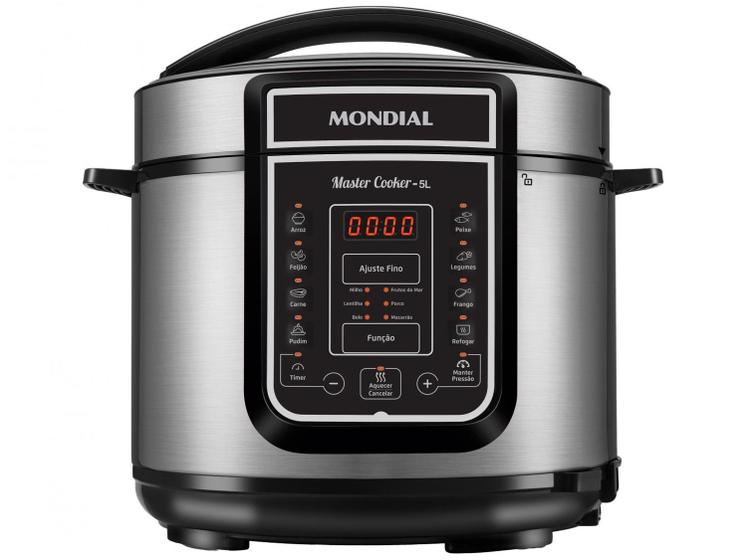 Panela de Pressão Elétrica Digital Mondial 5L Menor preço em Panela de Pressão Elétrica Digital Mondial 5L