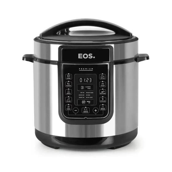 Panela De Pressão Elétrica Eos Multi Digital 6L Inox 110V Menor preço em Panela De Pressão Elétrica Eos Multi Digital 6L Inox 110V