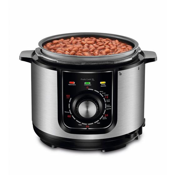 Imagem de Panela de Pressão Elétrica Pratic Cook 5 L Premium I PE-48-5L-I