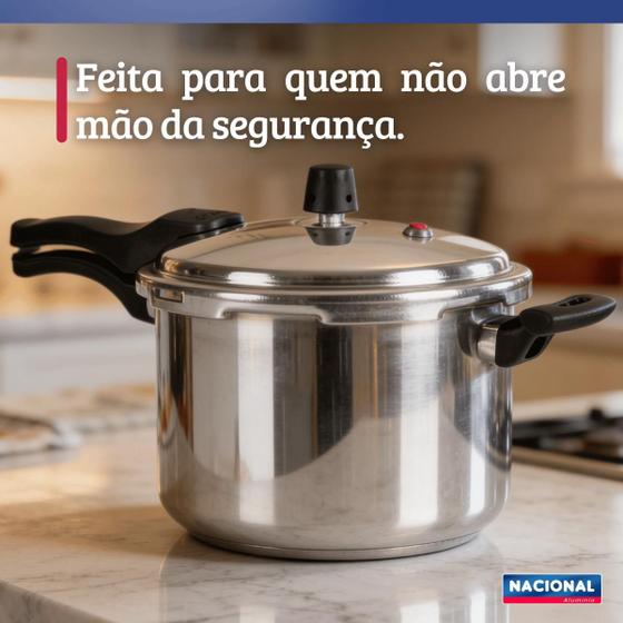 Panela De Pressão Fechamento Externo 4,5L Polido Nacional - Alumínio Nacional