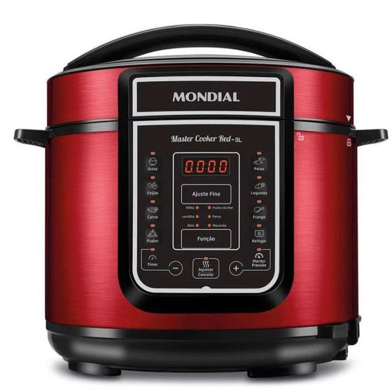 Imagem de Panela de Pressão Mondial Master Cooker 5L PE-39 Vermelha 220v