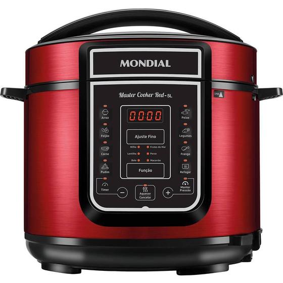 Imagem de Panela de Pressão Mondial Master Cooker PE-39 Vermelha 220V