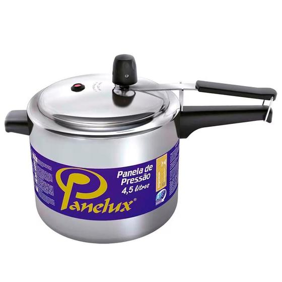 Imagem de Panela de pressao panelux 4,5l alumínio 