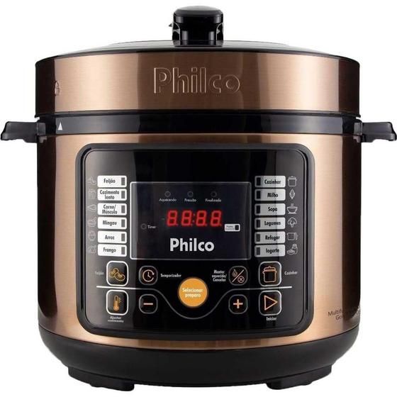 Imagem de Panela de Pressão Philco Digital Gold 5L PPP05G - 127V