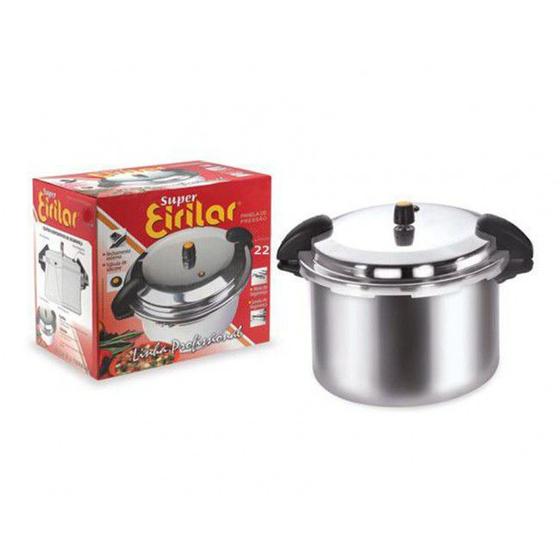 Panela de Pressão Profissional Fechamento Externo 22 Litros. Menor preço em Panela de Pressão Profissional Fechamento Externo 22 Litros.