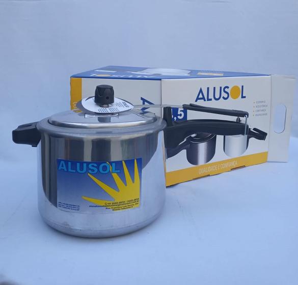 Panela de Pressão Tradicional 4,5 Lts PolidaAlusol Panela de Pressão