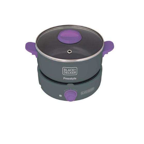Panela Elétrica Black Decker Com Cooktop Freestyle Multifuniconal 2,5L700W 220V Menor preço em Panela Elétrica Black Decker Com Cooktop Freestyle Multifuniconal 2,5L700W 220V