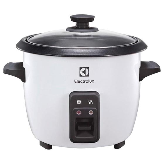 Imagem de Panela Elétrica de Arroz Electrolux RCB50  7 Xícaras, 1,3 Litros, Desligamento Automático, Branca