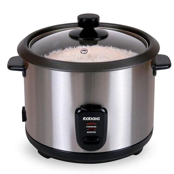 Imagem de Panela Eletrica De Arroz Midi 8 Xicaras 1,5l Preto-inox 127v