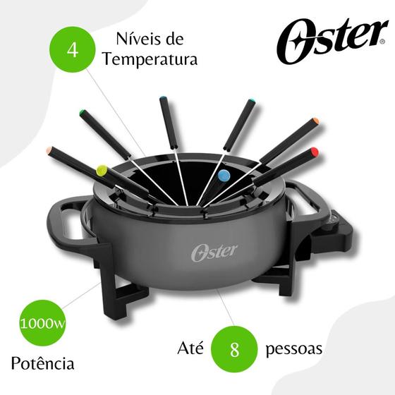Panela Elétrica para Fondue Oster OFND100 Cinza - 110v Menor preço em Panela Elétrica para Fondue Oster OFND100 Cinza - 110v