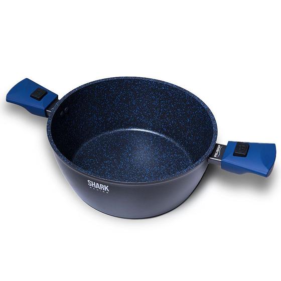 Panela Family Size 24cm Ichef Ultra Polishop Shark Series - Azul Menor preço em Panela Family Size 24cm Ichef Ultra Polishop Shark Series - Azul
