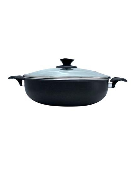 Imagem de Panela Frigideira Grande Wok Com Alça 30cm Antiaderente