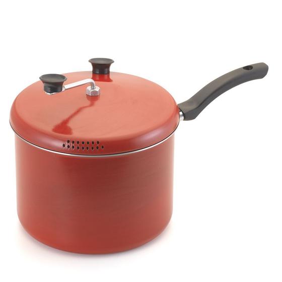 Panela Pipoqueira Antiaderente Nº 20 4,3L Vermelha Menor preço em Panela Pipoqueira Antiaderente Nº 20 4,3L Vermelha