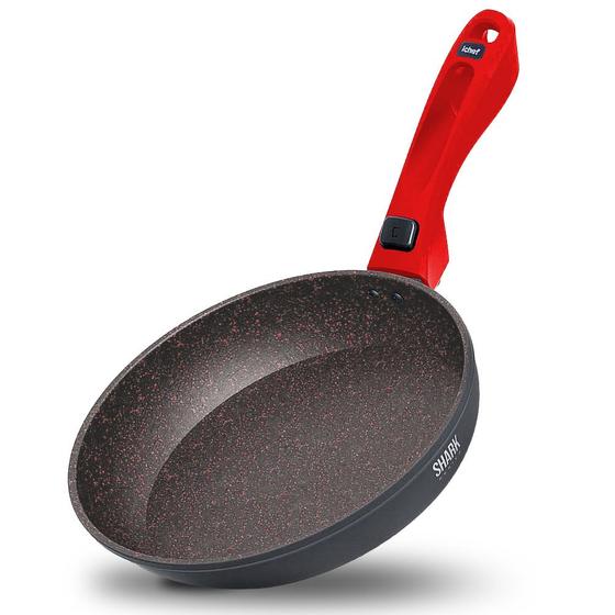 Panela Polishop iChef Ultra Sauté Grand Shark Series Vermelha 24cm Menor preço em Panela Polishop iChef Ultra Sauté Grand Shark Series Vermelha 24cm
