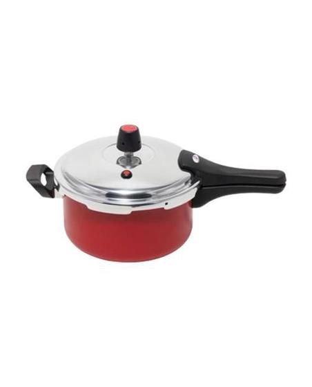 Panela Pressão 3L Fechamento Externo Antiaderente Vermelho Menor preço em Panela Pressão 3L Fechamento Externo Antiaderente Vermelho
