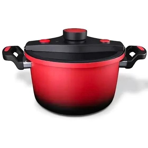 Panela Pressão Antiaderente Cerâmica Anti Explosão Indução 6 Litros Menor preço em Panela Pressão Antiaderente Cerâmica Anti Explosão Indução 6 Litros