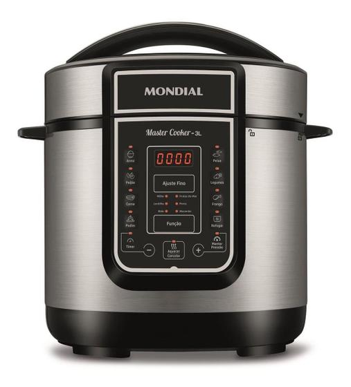 Imagem de Panela Pressão Elétrica Mondial Digital Master Cooker 110V Pe-40