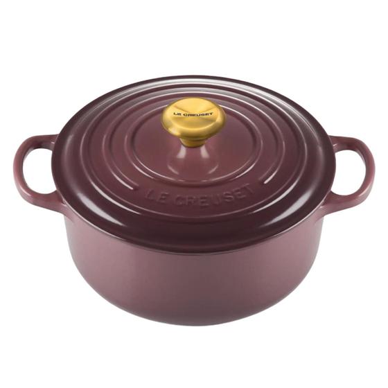 Imagem de Panela Risotto 4,2l Sign 24cm Oficial Le Creuset Roxo