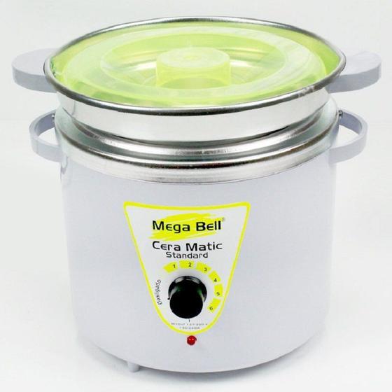 Panela Termocera para depilação Standard 900g Bivolt Com Refil Branca Com Verde Limão Menor preço em Panela Termocera para depilação Standard 900g Bivolt Com Refil Branca Com Verde Limão