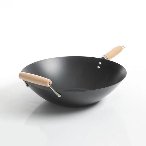 Panela Wok 35 Cm Aço Carbono Antiaderente Oster Panela Wok Magazine