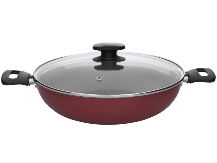 Panela Wok Antiaderente Tramontina de Alumínio Menor preço em Panela Wok Antiaderente Tramontina de Alumínio