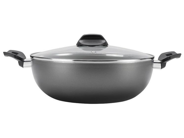 Panela Wok Brinox Antiaderente 4,1L 28cm com Tampa Menor preço em Panela Wok Brinox Antiaderente 4,1L 28cm com Tampa