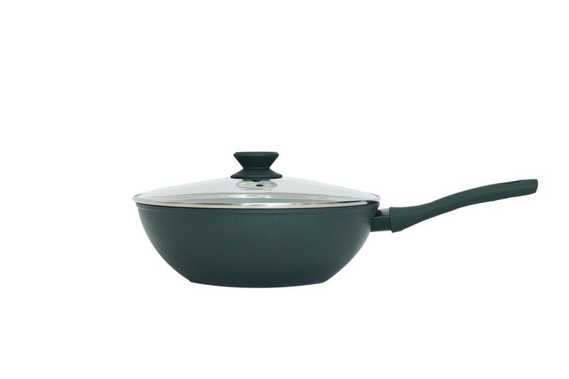 Imagem de Panela wok indução 28cm antiaderente ceramic cook mimo style